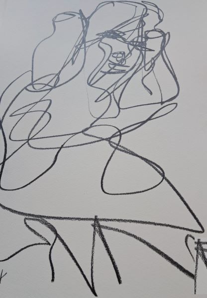 [2024] Untitled, Graphite on paper, Size Unknown